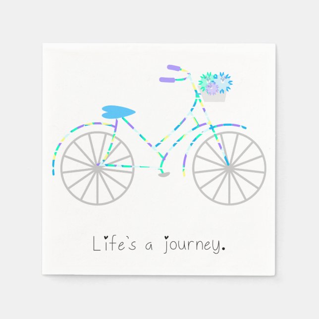 Life’s a Journey. Napkin (Front)