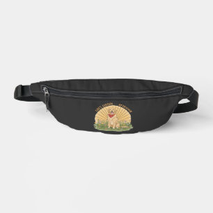 Life�s Golden with a Retriever Cute -Golden design Bum Bags