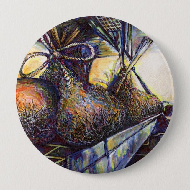 Life’s Hurling Destiny 10 Cm Round Badge (Front)