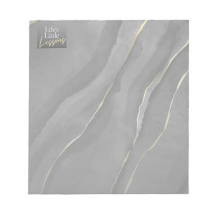 Life’s Little Lessons – Black & Gold Self-Discover Notepad