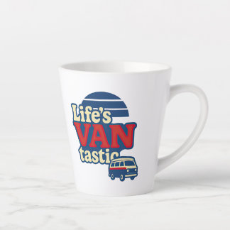 Life’s VANtastic Red Cream Blue Edition Latte Mug
