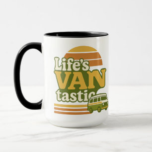 Life’s VANtastic Retro 70s Van Graphic Mug