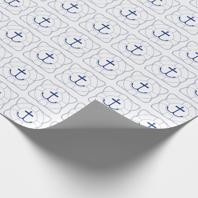 Life Saver Wrapping Paper (Dark Print) (Corner)
