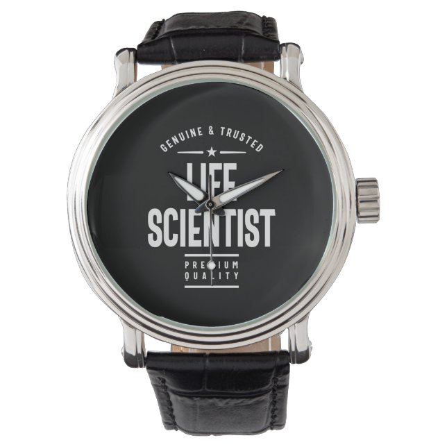 Life Scientist Job Title Gift Watch (Front)