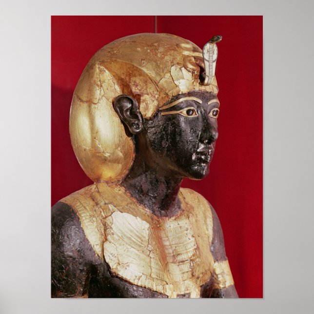 Life size statue of Tutankhamun Poster (Front)