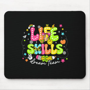 Life Skills Dream Team First Day Of School Retro G Mouse Pad