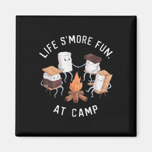 Life S'more Fun At Camp Marshmallow Magnet