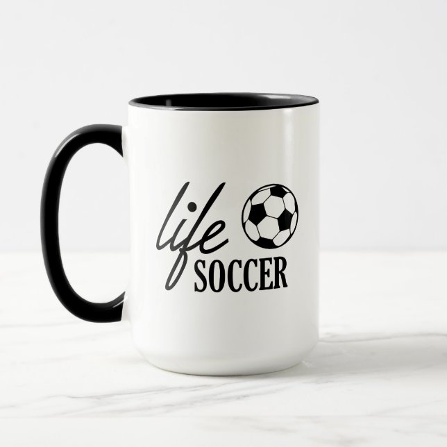 Life Soccer Mug (Left)