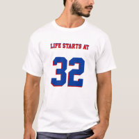 Life Starts At 32 Funny 32nd Birthday Joke