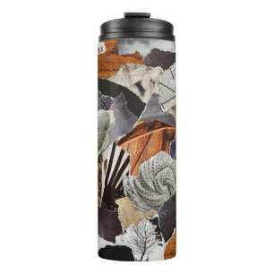 life style Atmosphere color grey, brown, black and Thermal Tumbler