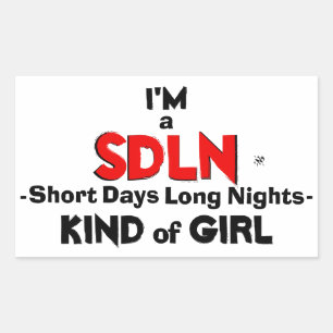 Life style (nights over days) motto rectangular sticker
