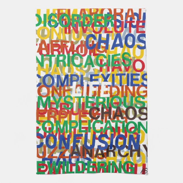 Life Tea Towel (Vertical)
