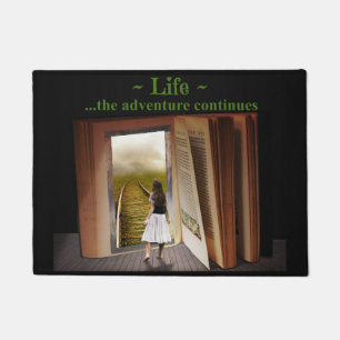 Life, the adventure continues doormat