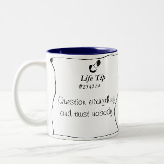 Life Tip #254214 Two-Tone Coffee Mug