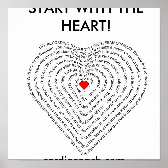 Life to Cardio Coach Poster (Front)