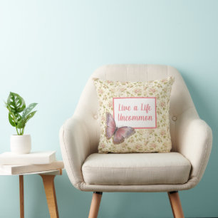 Life Uncommon Butterfly Cushion