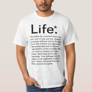 Life* - Value white tee - NA AA