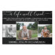Life Well Lived Memorial Verse 3 Photo Collage