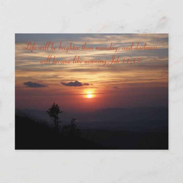 "Life will be..."  - Postcard (Front)