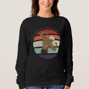 Life With Deadlifts Workout Powerlifting Gym Sweatshirt