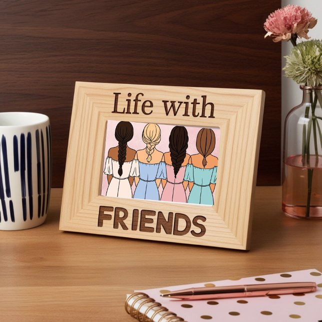 Life with Friends: A Story in Every  Etched Frames (Creator Uploaded)