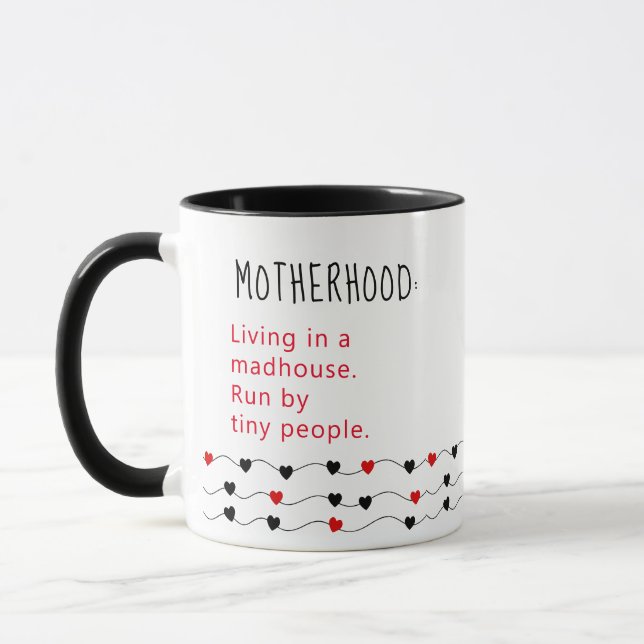 Life with Little People | Motherhood Quotes Mug (Left)