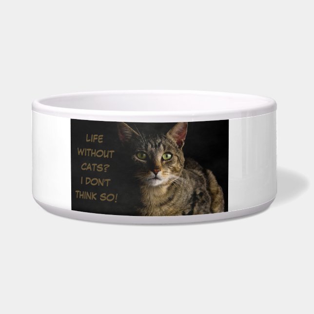 Life without cats? I don’t think so! custom funny (Front)
