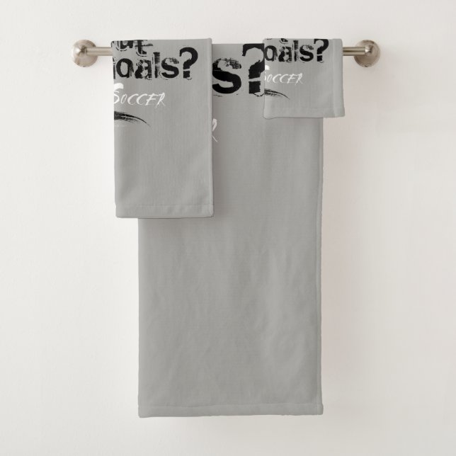 Life Without Goals (Soccer) Bath Towel Set (Insitu)