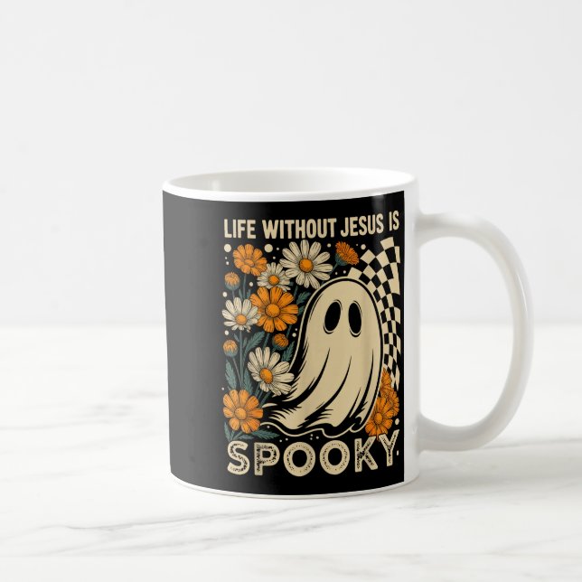 Life Without Jesus Is Soky Floral Christian Hallow Coffee Mug (Right)