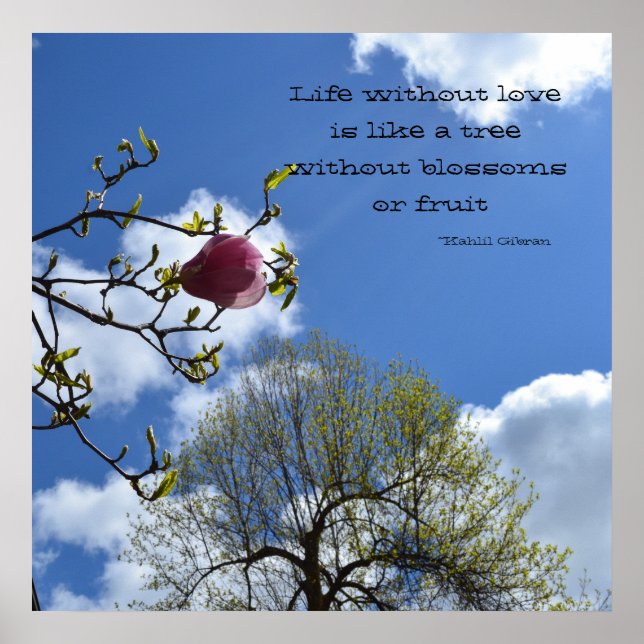 Life without love is like poster (Front)