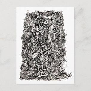 Life Without Skin, by Brian Benson Postcard