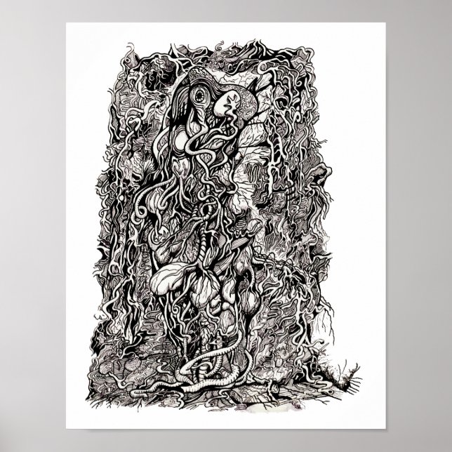 Life Without Skin, by Brian Benson Poster (Front)
