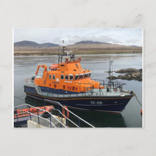Lifeboat at Port Askaig, Isle of Islay, Scotland Postcard