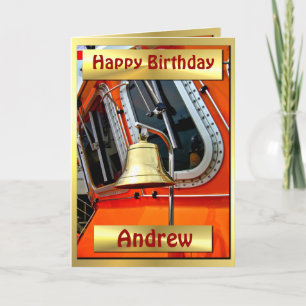 LIFEBOAT BELL ~ Birthday  Card