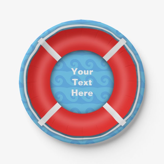 Lifebuoy Paper Plate (Front)