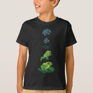 Lifecycle Frog Metamorphosis Egg Tadpole Froglet T-Shirt