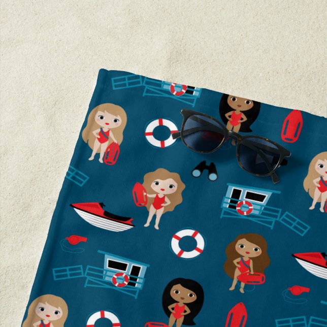 Lifeguard Beach Towel (In Situ)