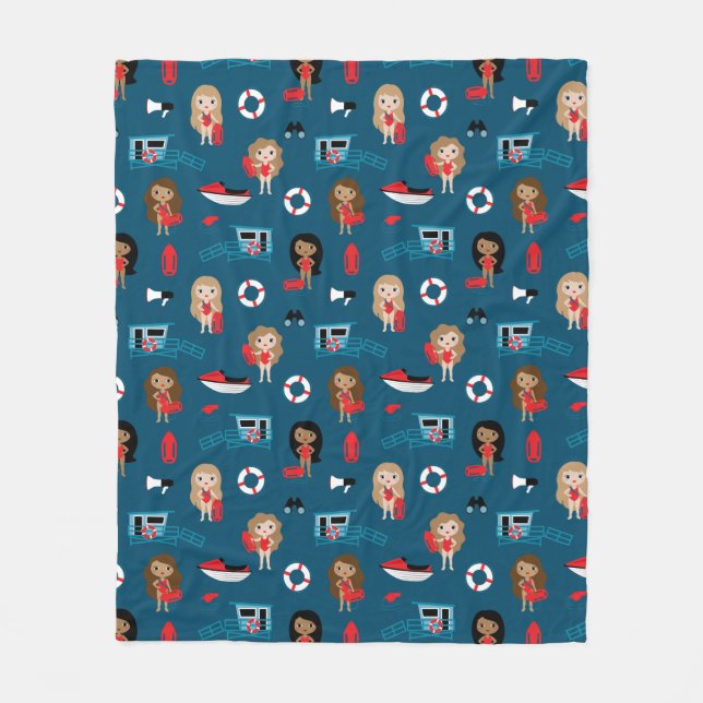 Lifeguard Fleece Blanket (Front)