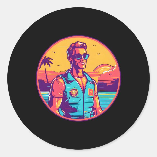 Lifeguard Lifeguard Classic Round Sticker (Front)