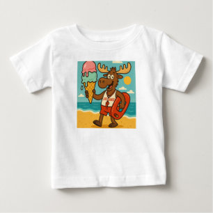 Lifeguard on Ice Cream Duty – Funny Summer Baby T-Shirt