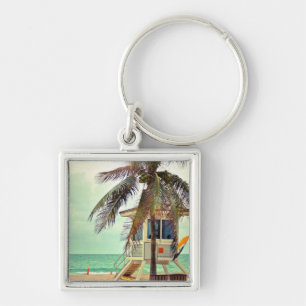 Lifeguard Station Florida Key Ring