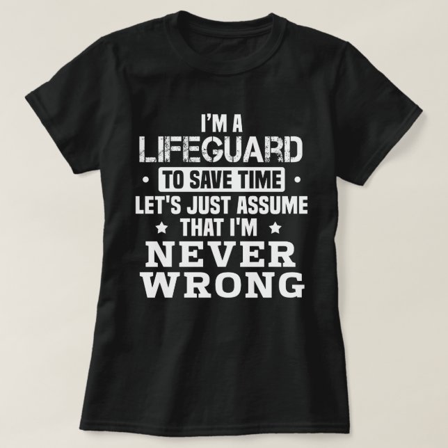 Lifeguard T-Shirt (Design Front)