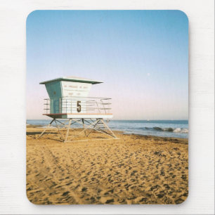 Lifeguard Tower in Santa Cruz Mouse Pad