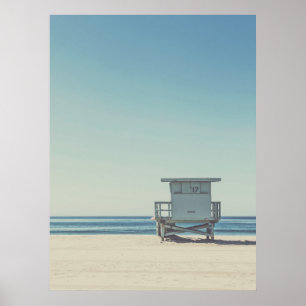 Lifeguard Watch Tower at the Beach Photo Poster