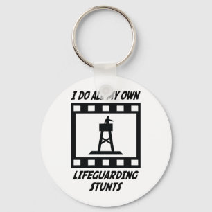 Lifeguarding Stunts Key Ring