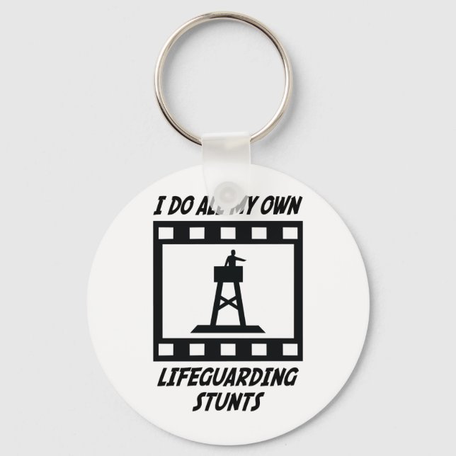 Lifeguarding Stunts Key Ring (Front)