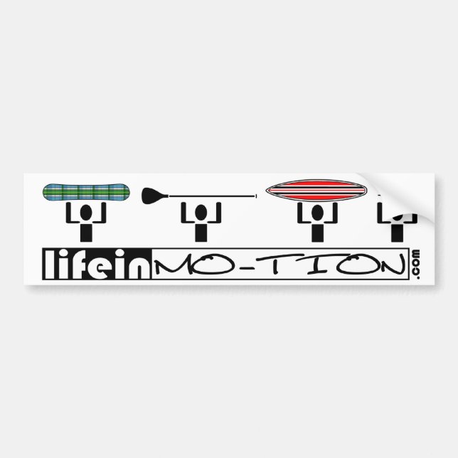 LifeinMotion_Bumpersticker Bumper Sticker (Front)