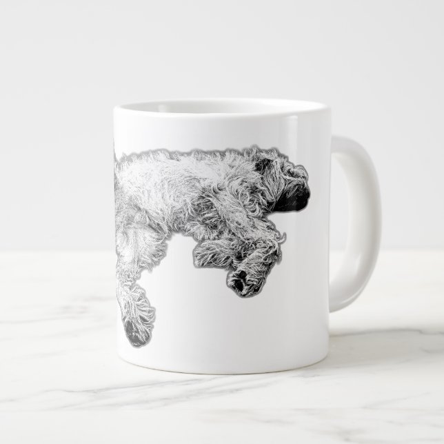 Lifelike Spinone Feeling Good Coffee Mug (Front Right)
