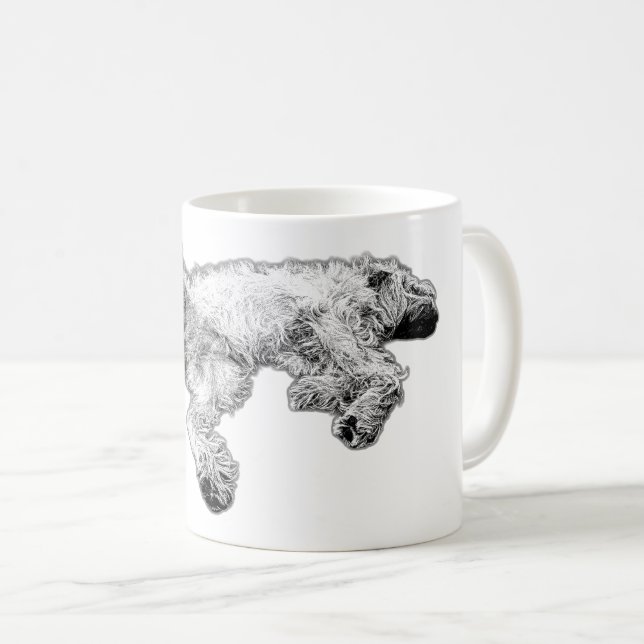 Lifelike Spinone Feeling Good Coffee Mug (Front Right)
