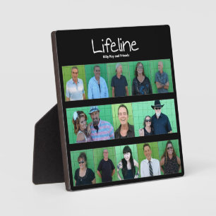 Lifeline Easel Backs Frameless Photo Holder Plaque